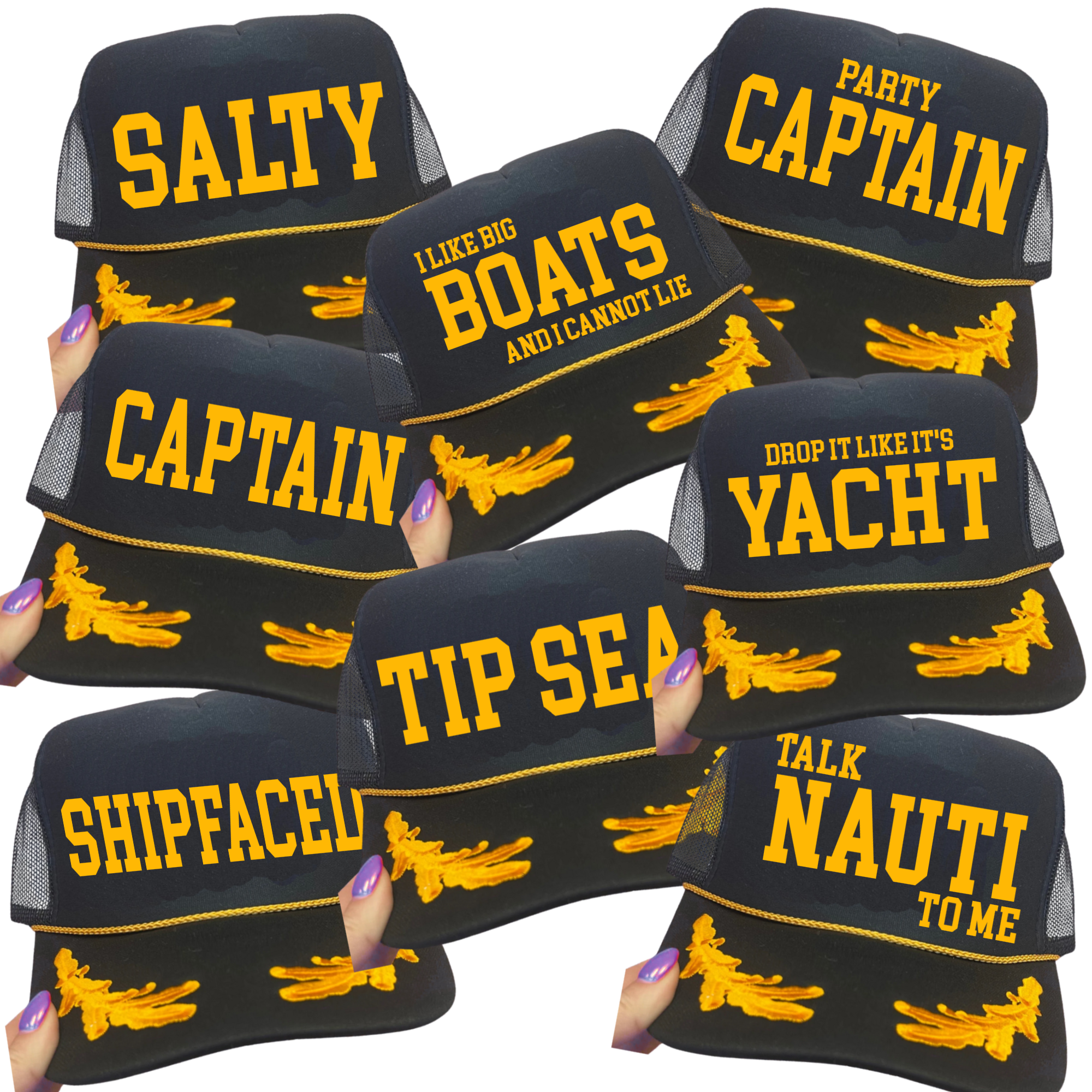 Navigating Hat Nautical Theme Group Trip Hats/ Boat Hats/ Cruise Hats/ Sailing Hats ...