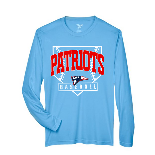 Long Sleeve Drifit Lewisburg Baseball Shirt/ Youth and Adult Sizes