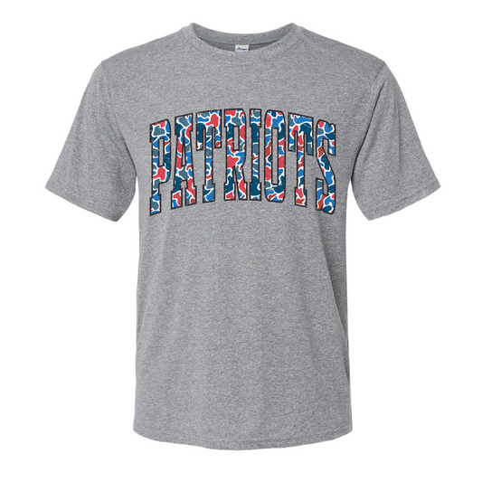 Drifit Camo Patriots Tee/ Youth and Adult Sizes