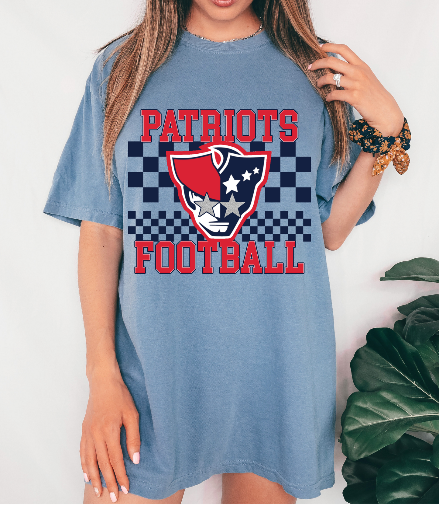 Comfort Colors or Bella Patriots Patriots Football Unisex Shirt / Youth and Adult Sizes