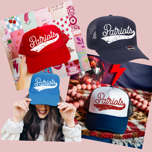 Patriots Spirit Hat - Lewisburg Trucker Hat / Patriots Hat (Multiple Colors)