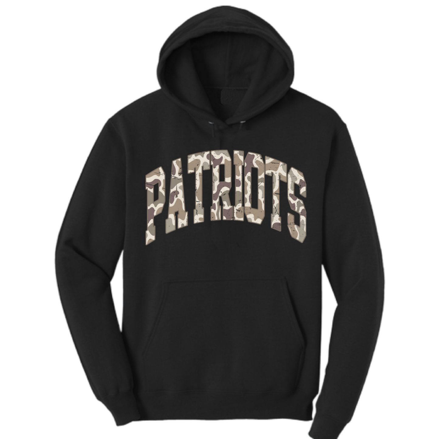 Camo Patriots Hoodie/ Youth and Adult Sizes