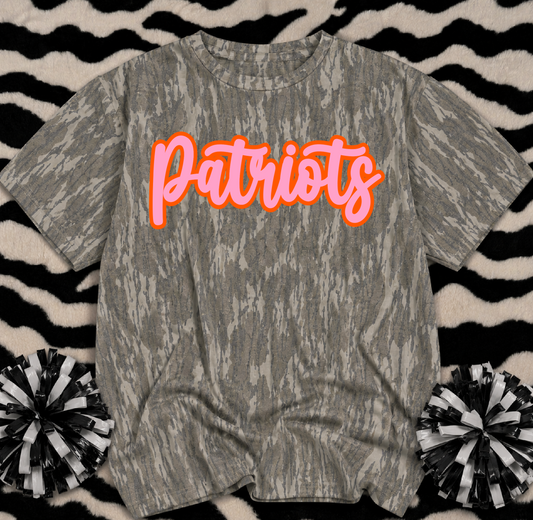 Lewisburg Volleyball Fundraiser -  Mossy Oak Patriots Tee/ Youth and Adult Sizes