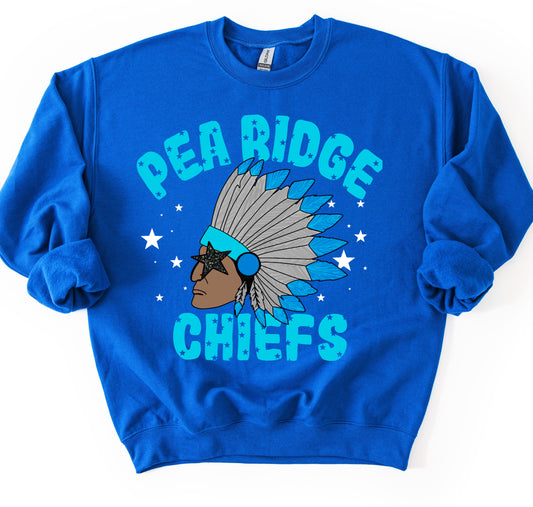 Pea Ridge Chiefs Mascots Sweatshirt/ Youth and Adult Sizes
