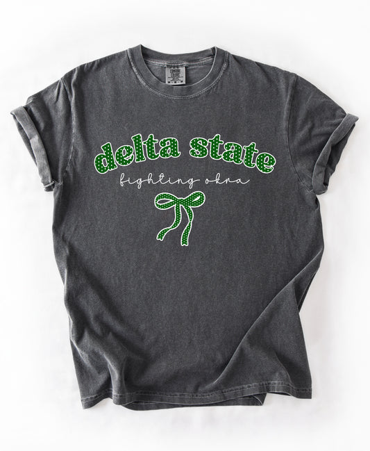 Comfort Colors or Bella Canvas Delta State Fighting Okra Shirt/ Fighting Okra Tee