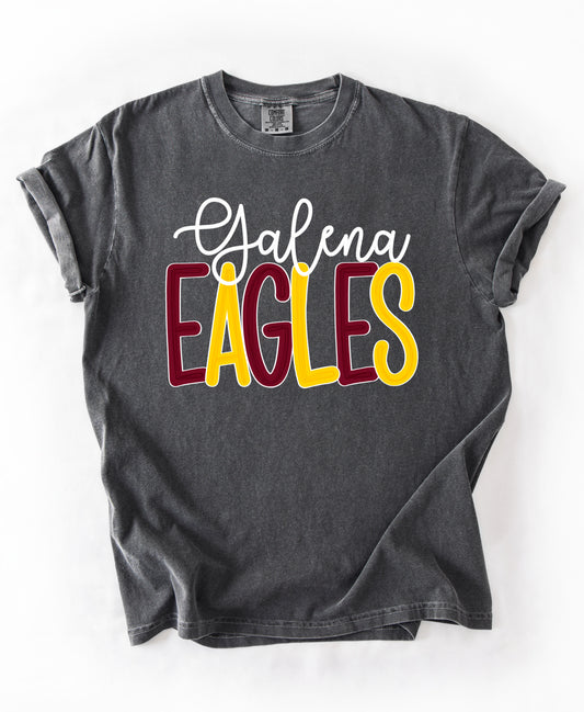 Comfort Colors Galena Eagles Shirt/ Youth and Adult Sizes