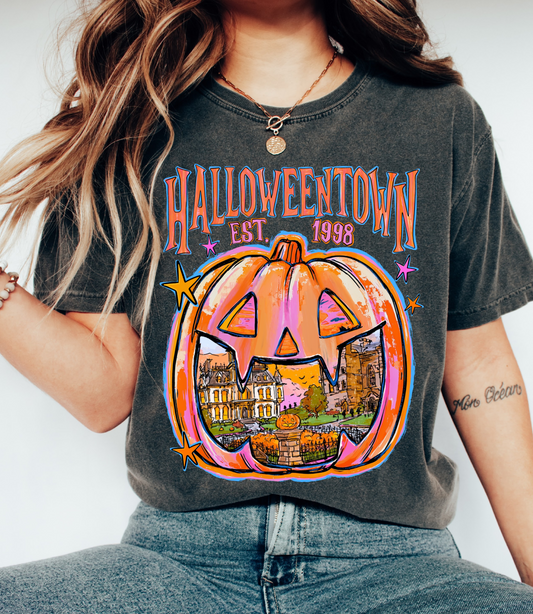 Comfort Colors Halloweentown Tee/ Halloween Shirts - Youth and Adult Sizes