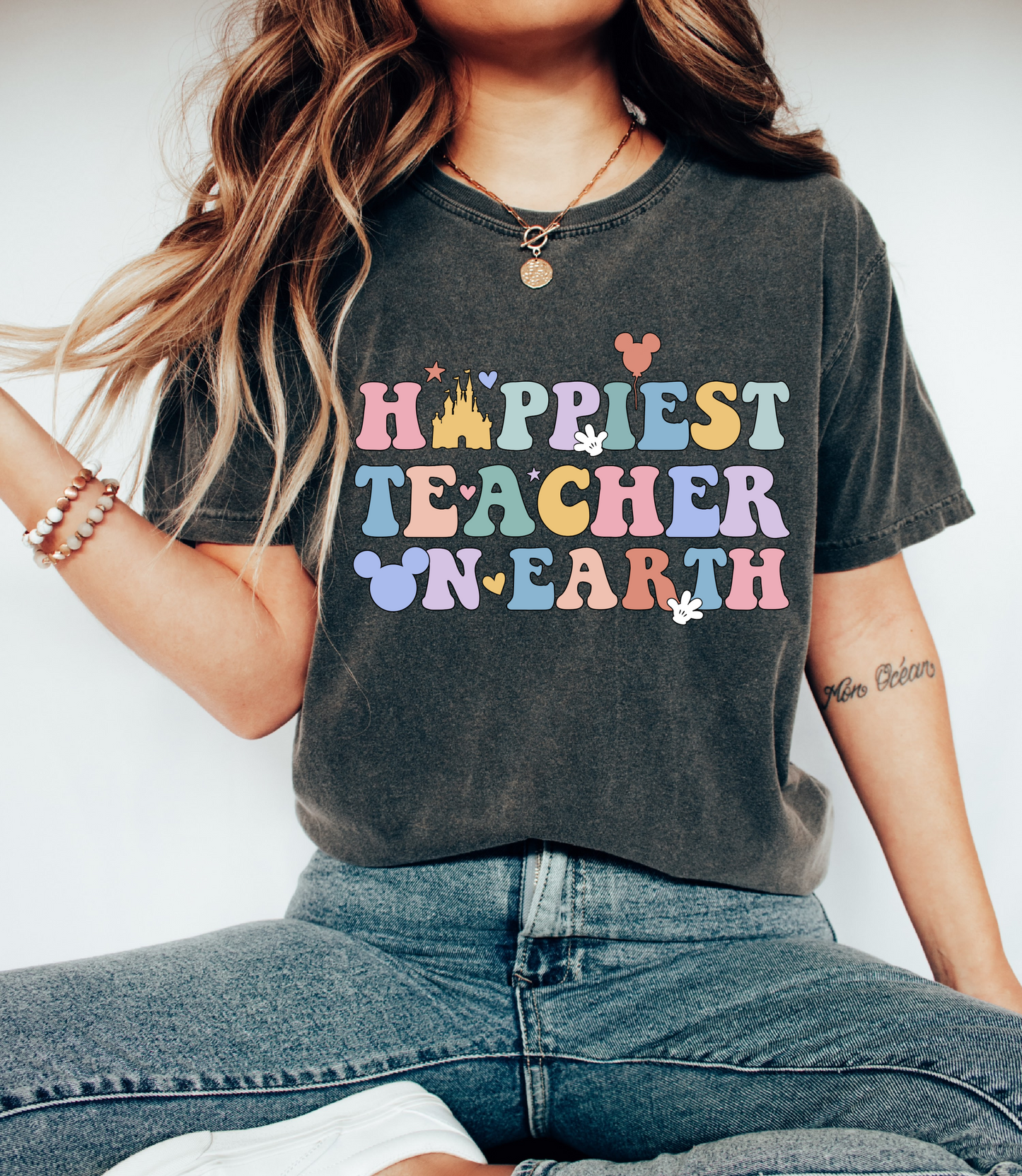 Happiest Teacher on Earth Magical Vacation Themed Shirt / Mouse Shirt