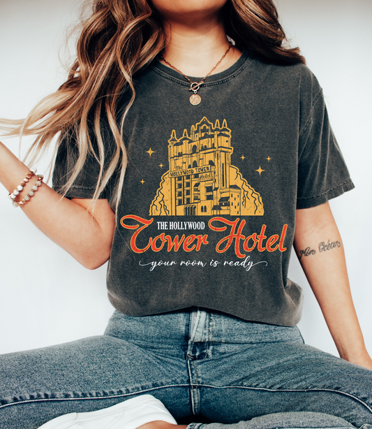 Comfort Colors or Bella Canvas Tower of Terror Shirt/ Youth and Adult Sizes