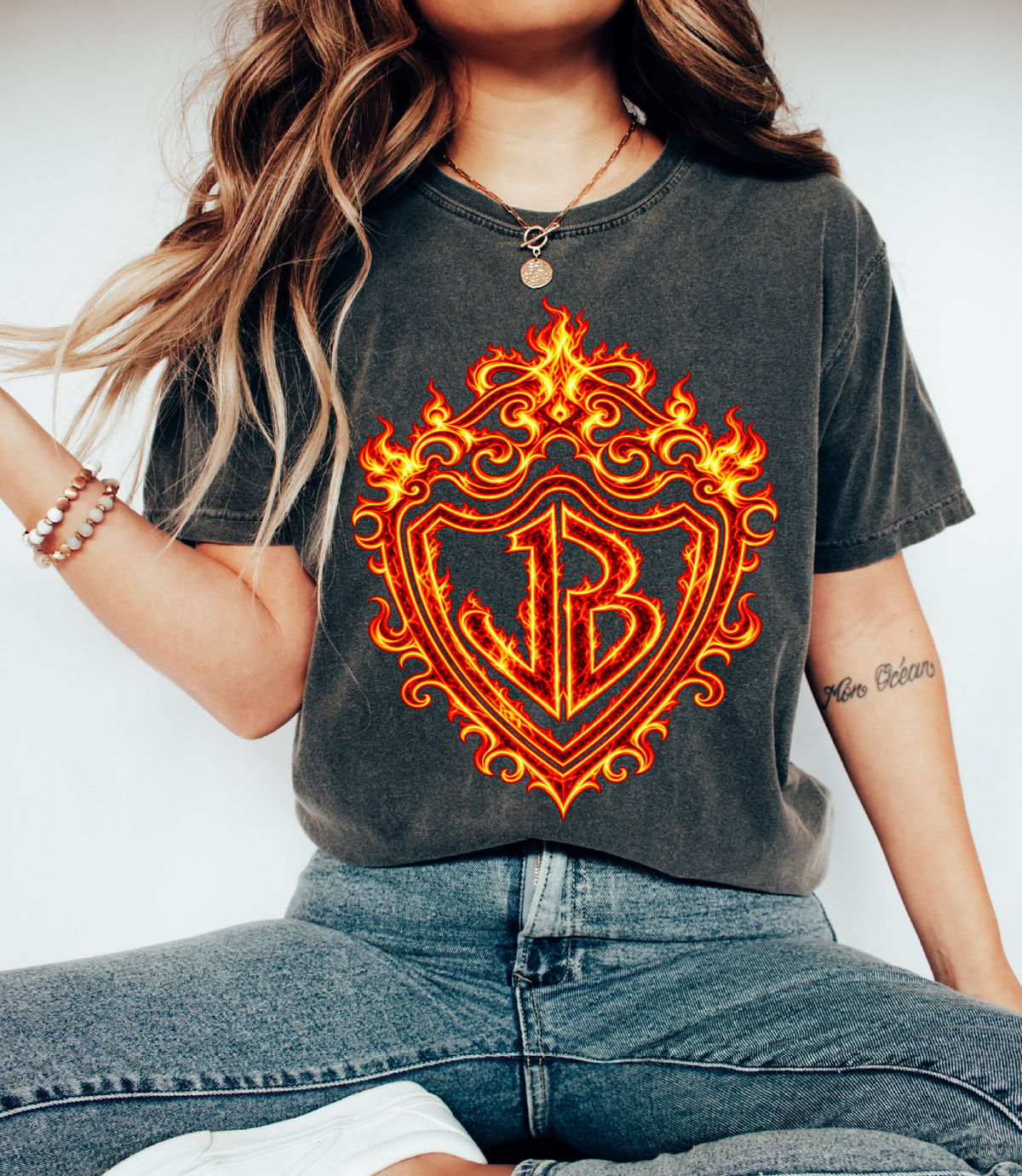 Comfort Colors Burnin Up Shirt/ Youth and Adult Sizes
