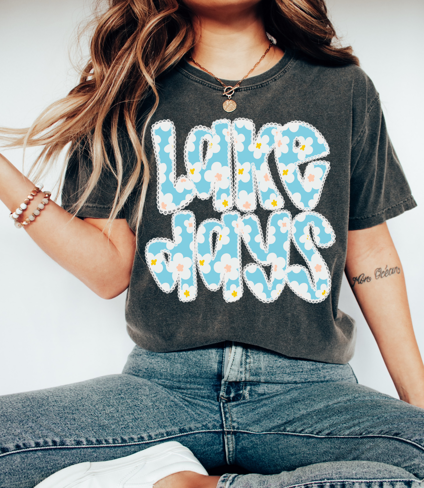 Comfort Colors Lake Days Tee/Comfort Colors Cover Up / Lake Cover Up
