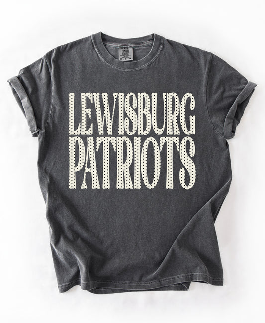 Comfort Colors Patriots Polkadot Tee - Youth and Adult Sizes