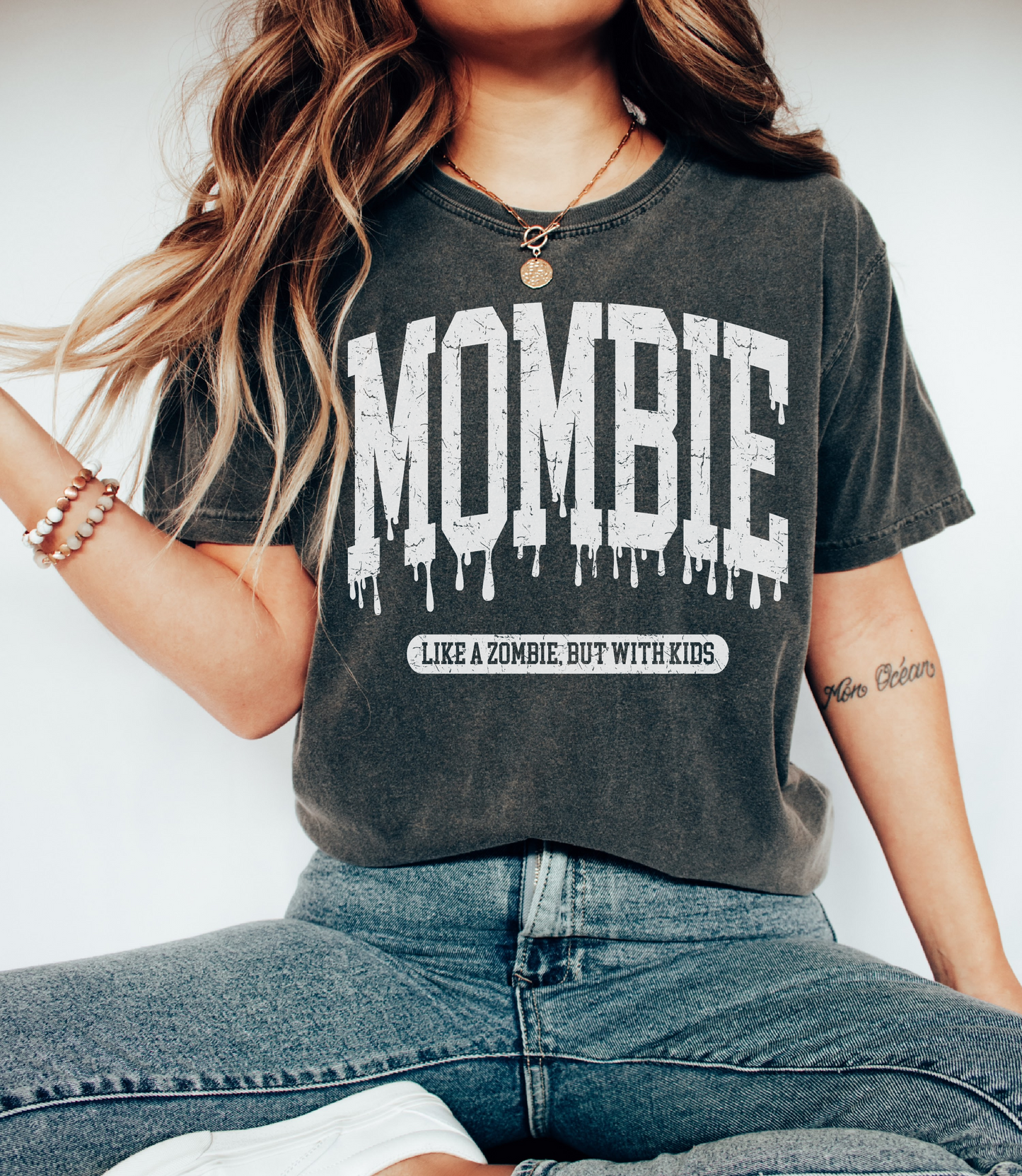 Comfort Colors or Bella Canvas Mombie - Like A Zombie, But With Kids Tee/ Funny Mom Shirt