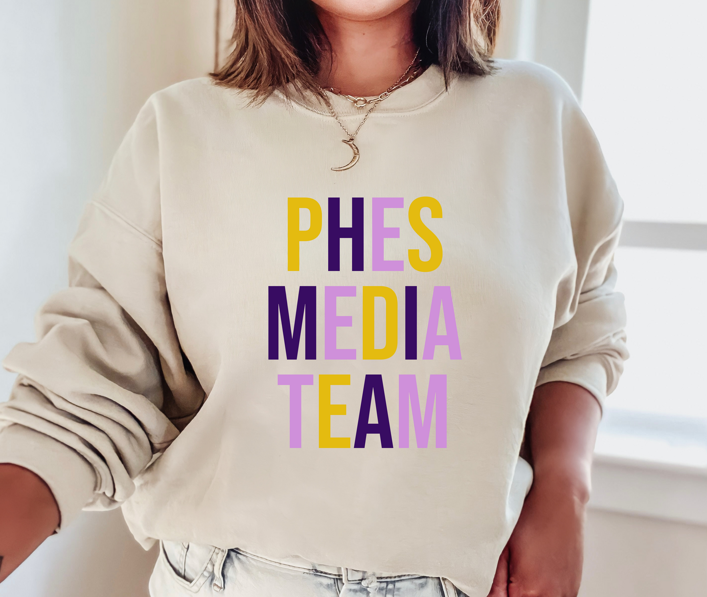PHES Media Team/ Youth and Adult Size Sweatshirt
