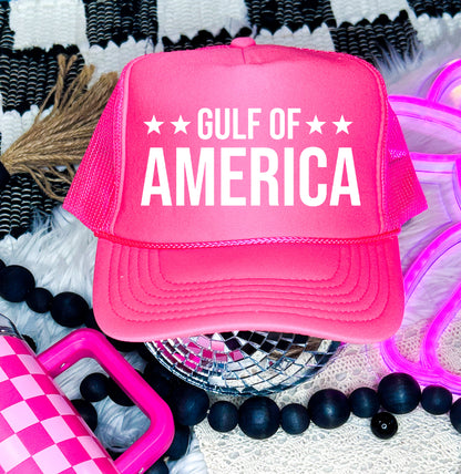Gulf of America Hat - Trucker Hat/ Funny Gifts / Otto Trucker Hat / Multiple Colors