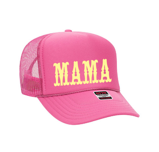 Mama Country Western Style Trucker Hat