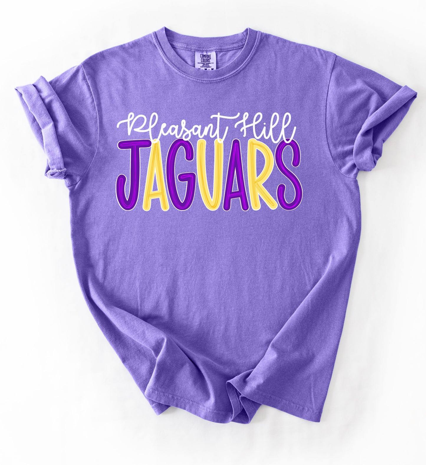 Comfort Colors Pleasant Hill Jaguars Tee / Desoto Central Schools / Mississippi School Shirt /Youth and Adult Sizes - DC Jags/ Desoto Centrall