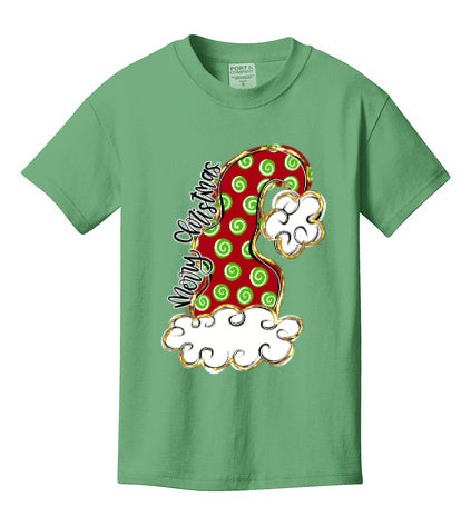 Comfort Colors or Bella Canvas Merry Christmas Hat Shirt/ Christmas Tees/.Youth and Adult Sizes / Christmas Family Shirt