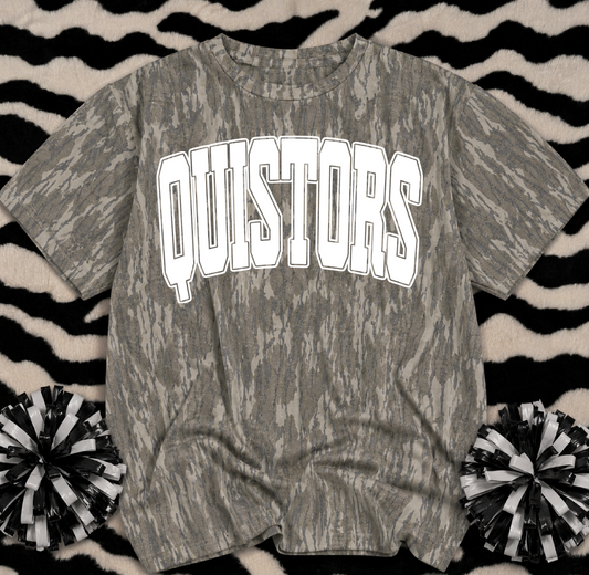 Mossy Oak Camo Shirt/ Olive Branch Quistors Or Customized for ANY School or Team - Just Type In the Boxes- Adult and Youth Sizes
