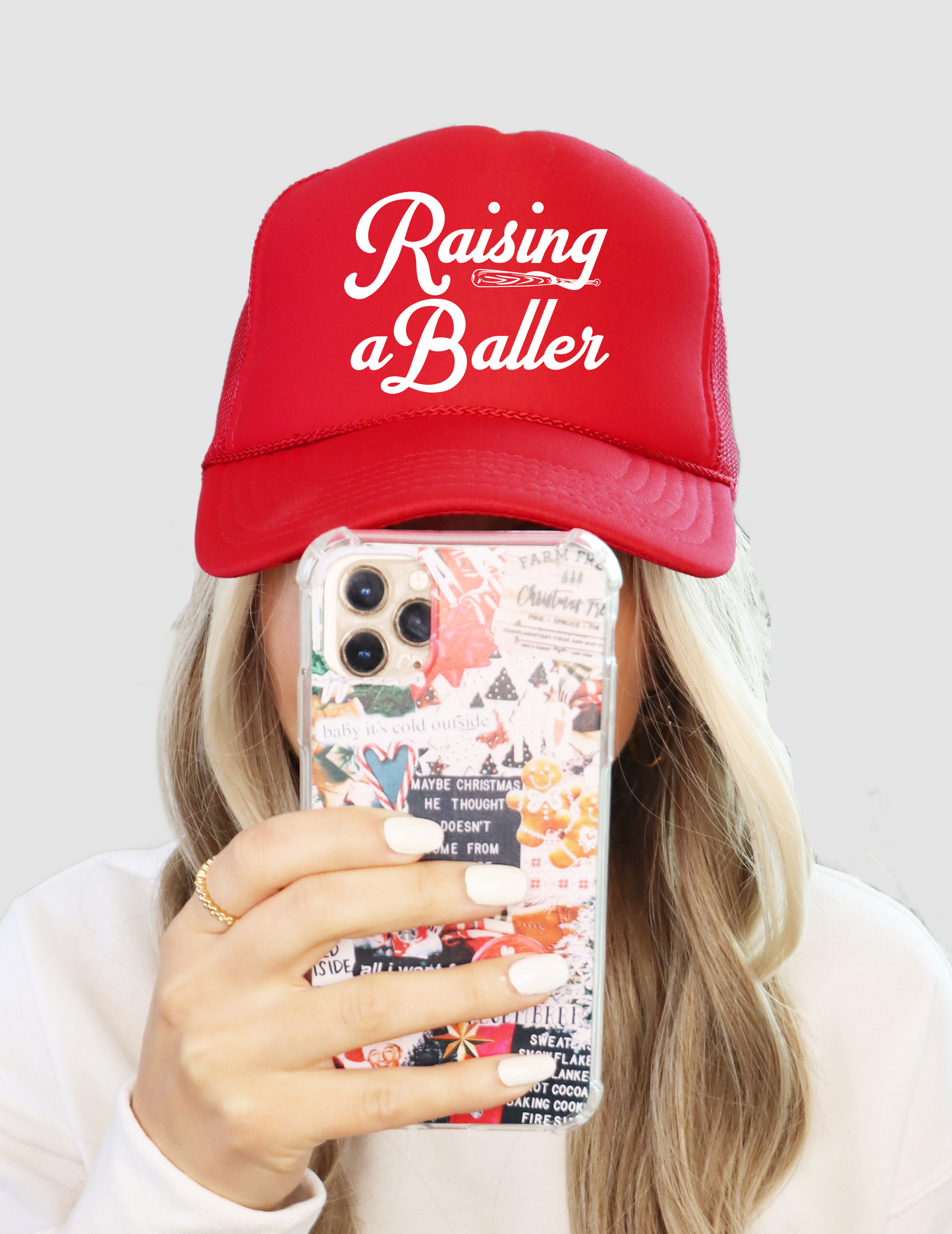 Raising A Baller Trucker Hat/ Sports Mom Hat/ Multiple Colors