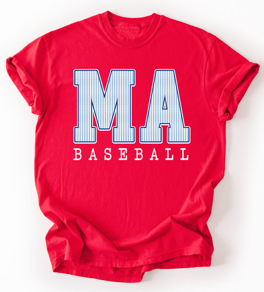 Comfort Colors or Gildan Softstyle Marshall Academy Patriots Baseball Shirt/ Youth and Adult Sizes