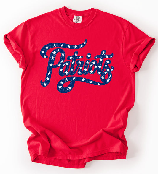 Gildan Softstyle or Comfort Colors - Patriots Stars Shirt /Youth and Adult Sizes - Lewisburg/ Marshall