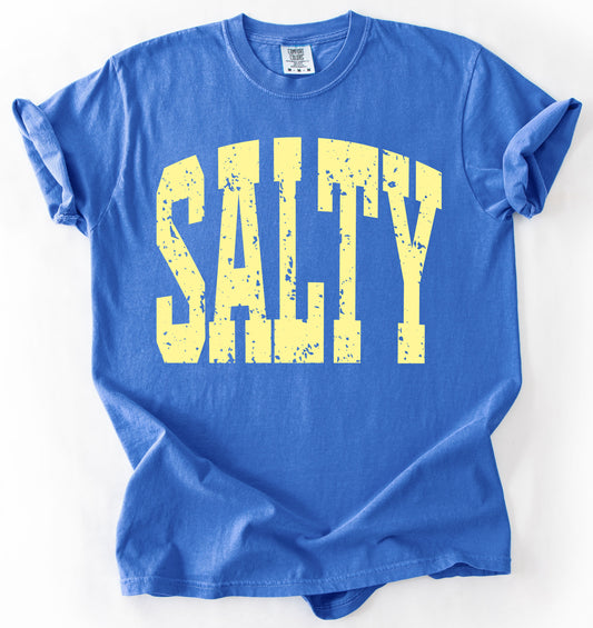 Comfort Colors Salty Tee/ Summer Vibes Beach Cover Up Vacation Summer Tee/ Youth and Adult Sizes