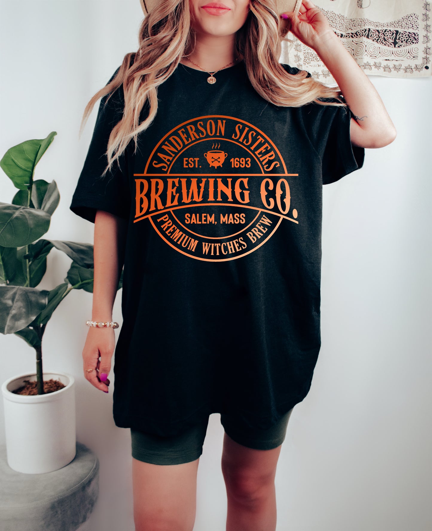 Comfort Colors or Bella Canvas Brand Sanderson Sisters Brewing Co Halloween Shirt  - Youth and  Adult Sizes