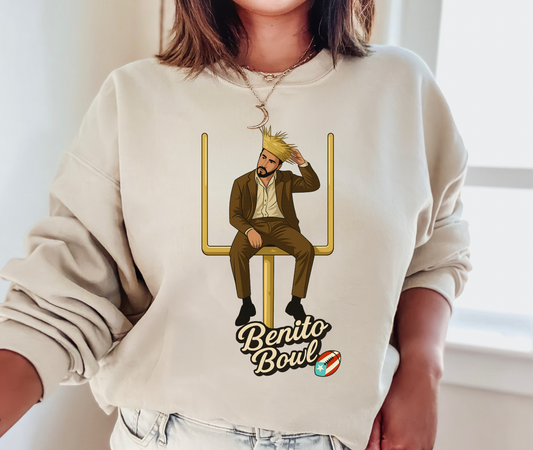 Gildan or Bella Benito Bowl Shirt/ Bad Bunny Sweatshirt