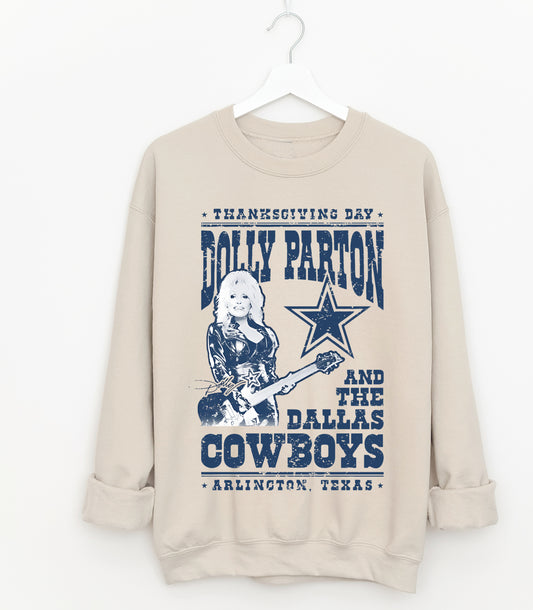 Gildan or Bella Canvas Dolly Thanksgiving Performance Sweatshirt