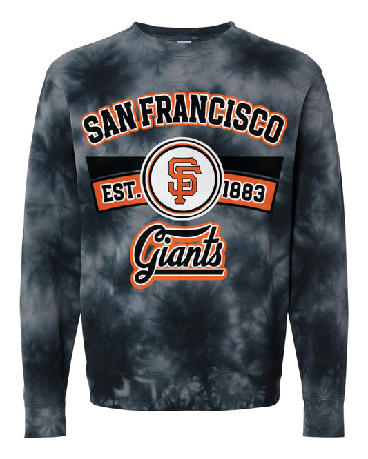 Tie Dye Sweatshirt - Giants Baseball Sweatshirt