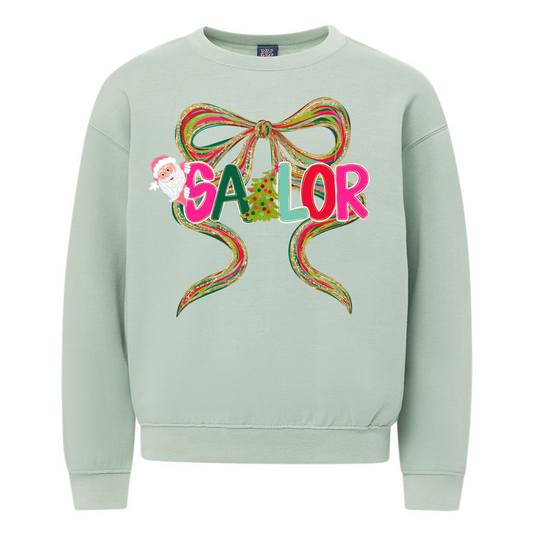 Custom Christmas Themed Name Sweatshirt/ Youth and Adult Sizes/ High Quality Sweatshirts