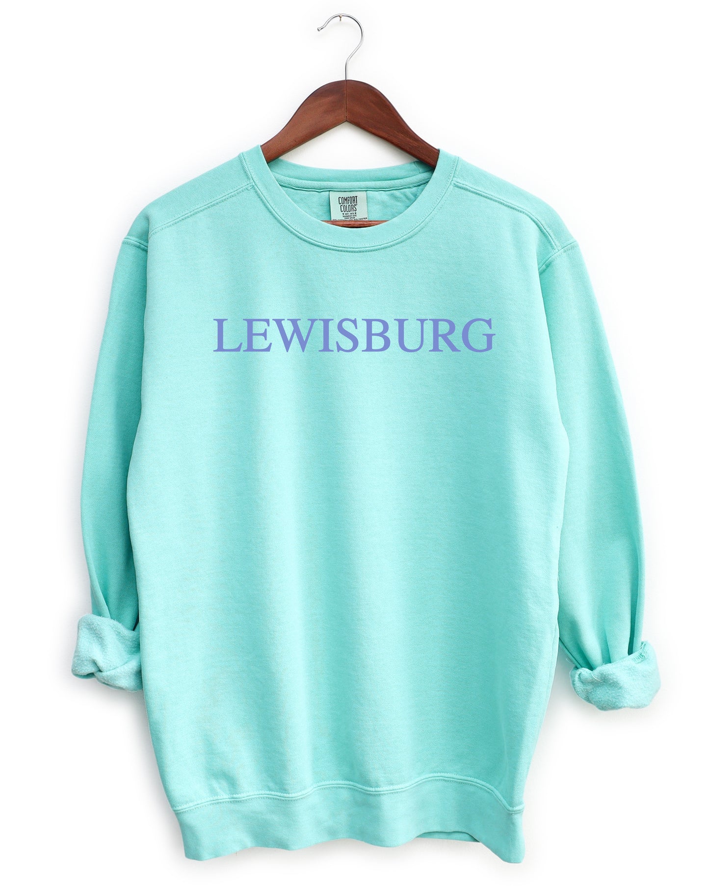 Lewisburg Volleyball Fundraiser - Comfort Colors Lewisburg Patriots Seaside Sweatshirt