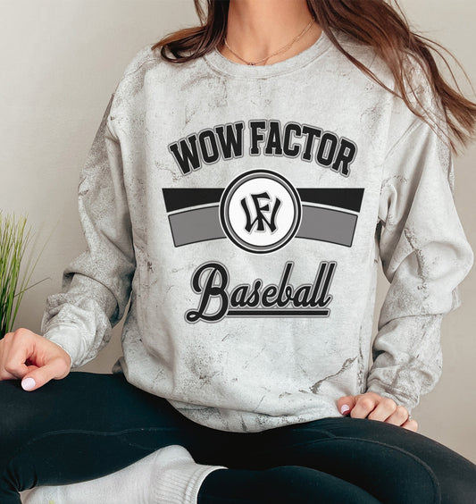 Wow Factor Comfort Colors Color Blast Sweatshirt/ Adult Sizes Only