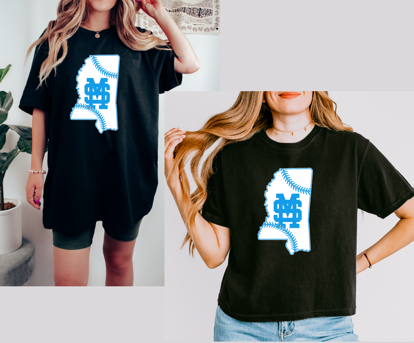 Southaven All Stars Boxy Crop or Full Length Tee/ Bella or Comfort Color Options