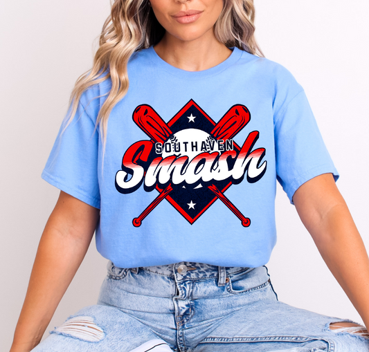 Southaven Smash All Stars Tee - Gildan Softstyle Brand - Youth and Adult Sizes