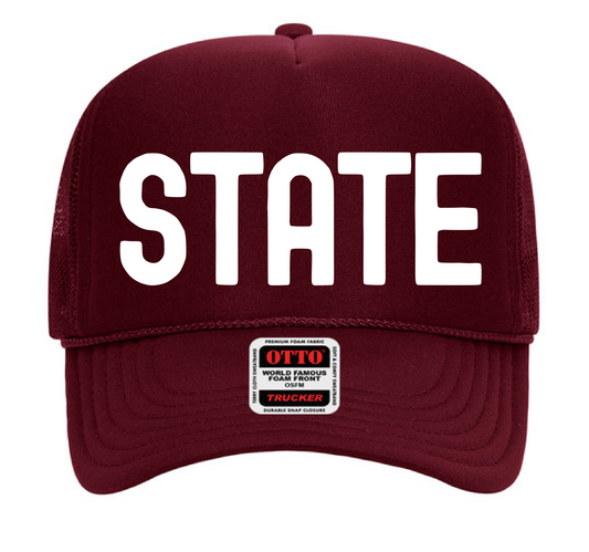 State Trucker Hat / Game Day Hat