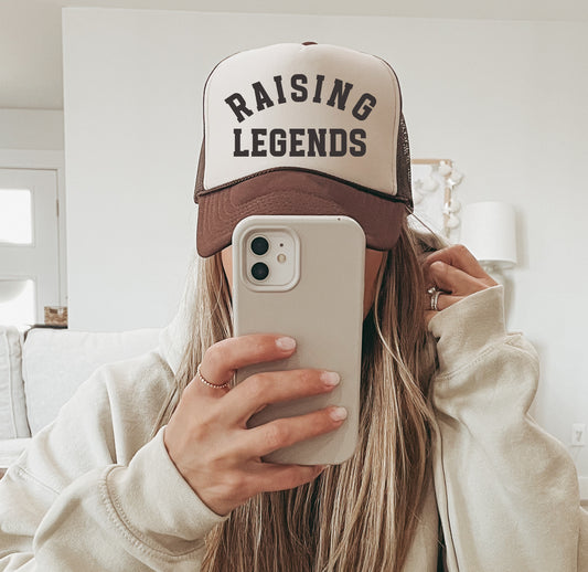 Raising Legends Trucker Hat/ Sports Mom Hat