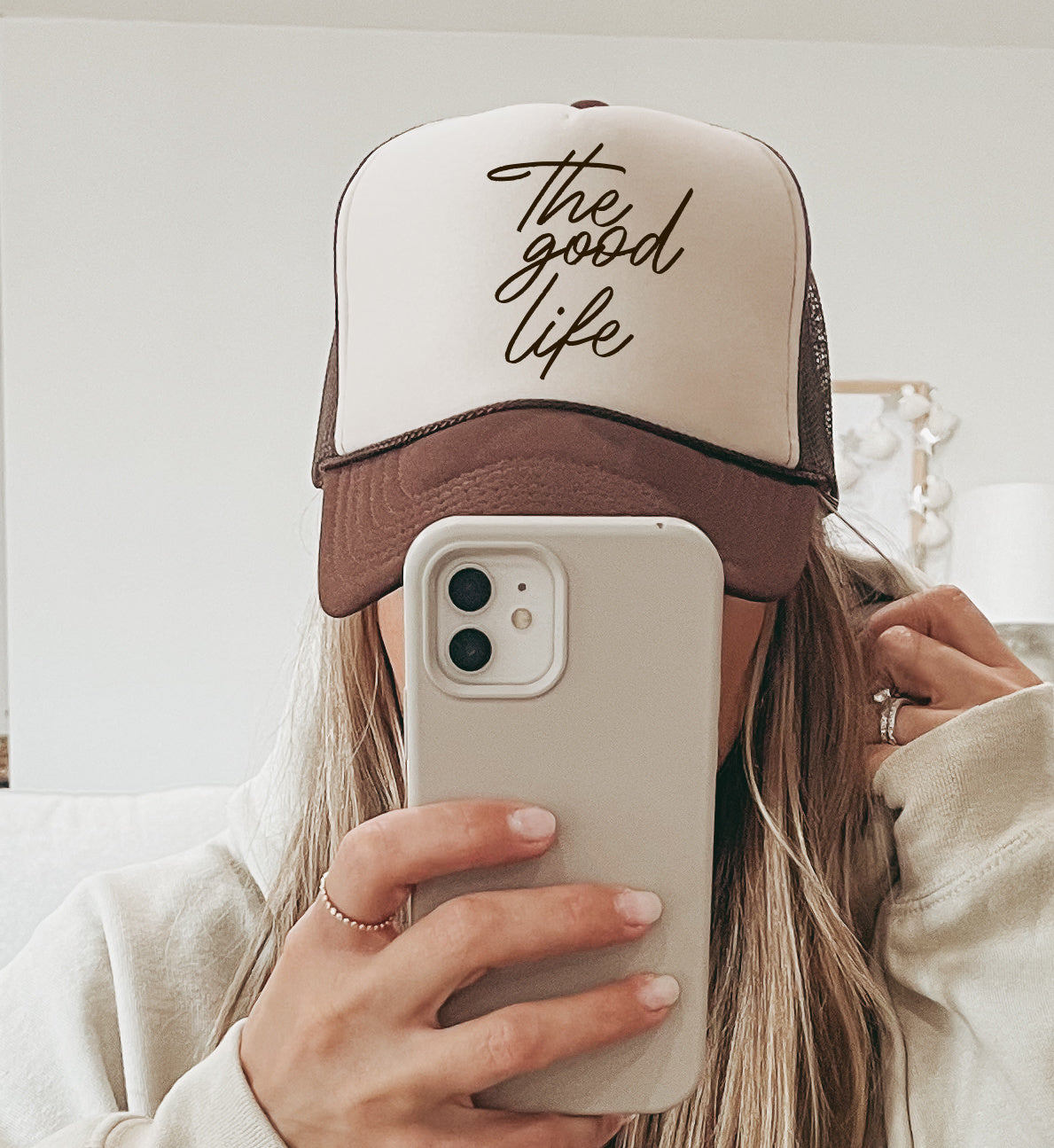 The Good Life Tan Brown Cap/ Girls Trip Hat/ Vacation Hat/ Concert Hat ...