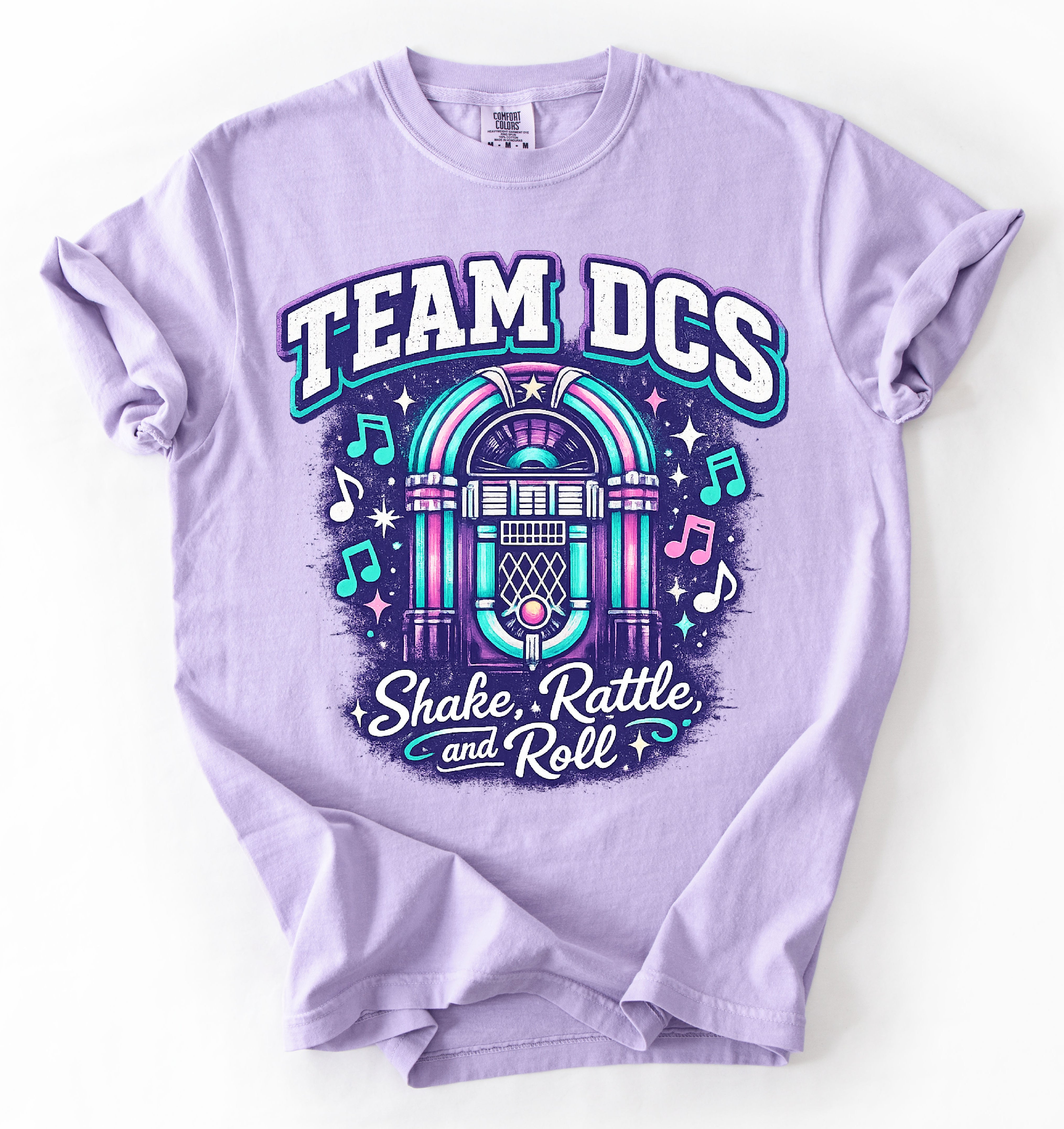 Comfort Colors Team DCS - Shake Rattle Roll Shirts – Pink Mustache Boutique