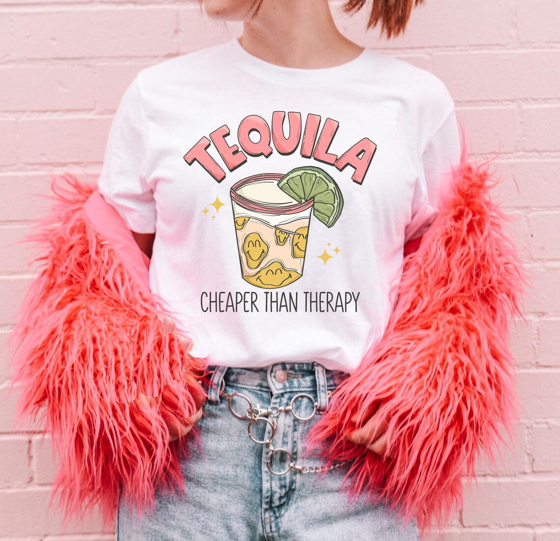 Comfort Colors or Bella Soft Style Tequila Cheaper Than Therapy Shirt