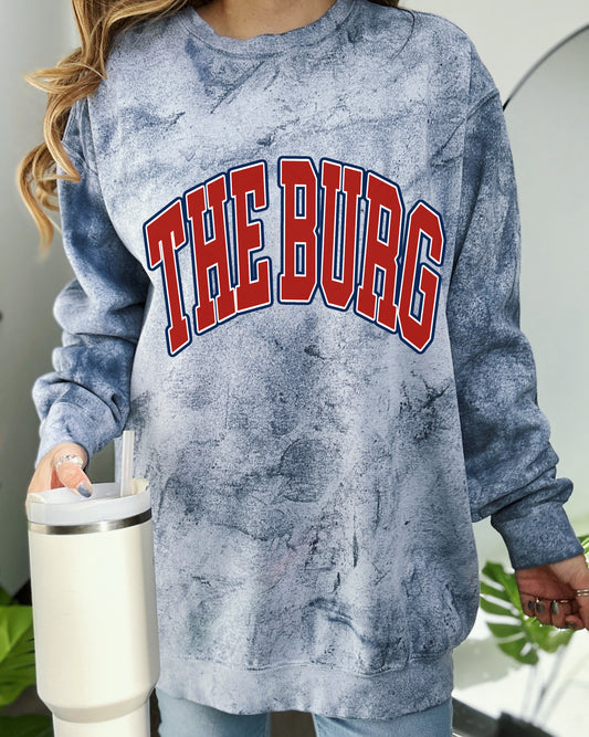 The Burg Lewisburg Comfort Colors Colorblast Sweatshirt - Sizes and Inventory Limited