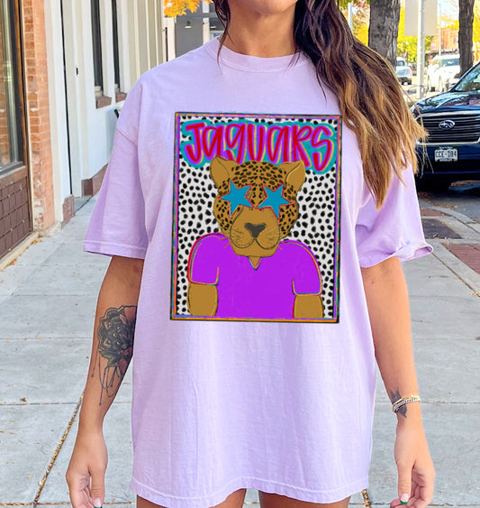 Comfort Colors or Bella Canvas Cute Jaguars Tee / Desoto County Schools / Mississippi School Shirt /Youth and Adult Sizes - DC Jags/ Desoto Central