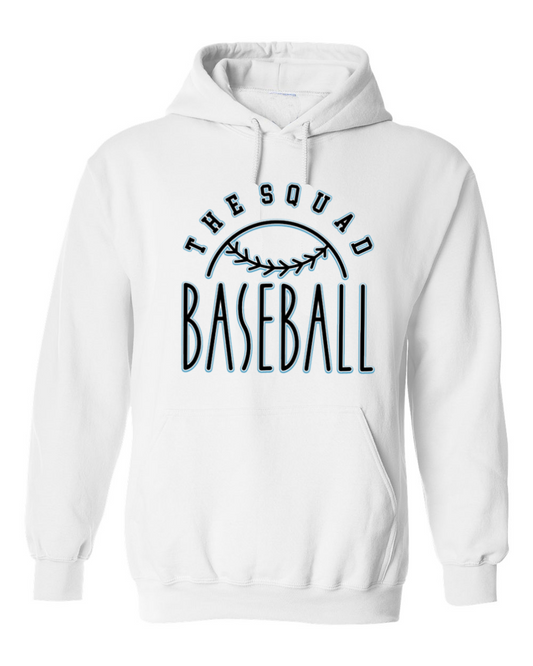 Squad Baseball Hoodie / Youth and Adult Sizes