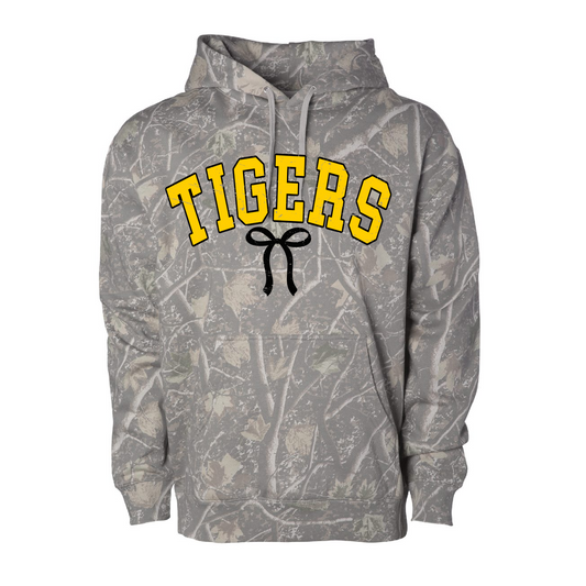 Deadwood Camo Hoodie - Limited Inventory - Tigers Bow - Or Any Other Customized Team - Youth and Adult Sizes