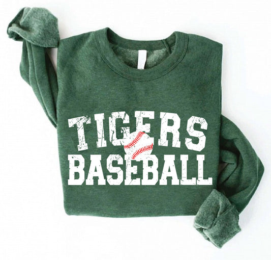 Tigers Baseball Quality Softstyle Sweatshirt/ Baseball Mom