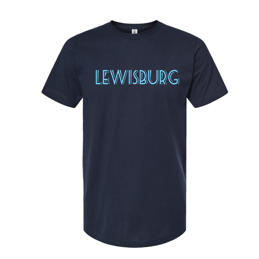LMS Cheer Fundraiser -  Lewisburg Seaside Shadow Print Shirt/ Youth and Adult Sizes - Tultex Brand