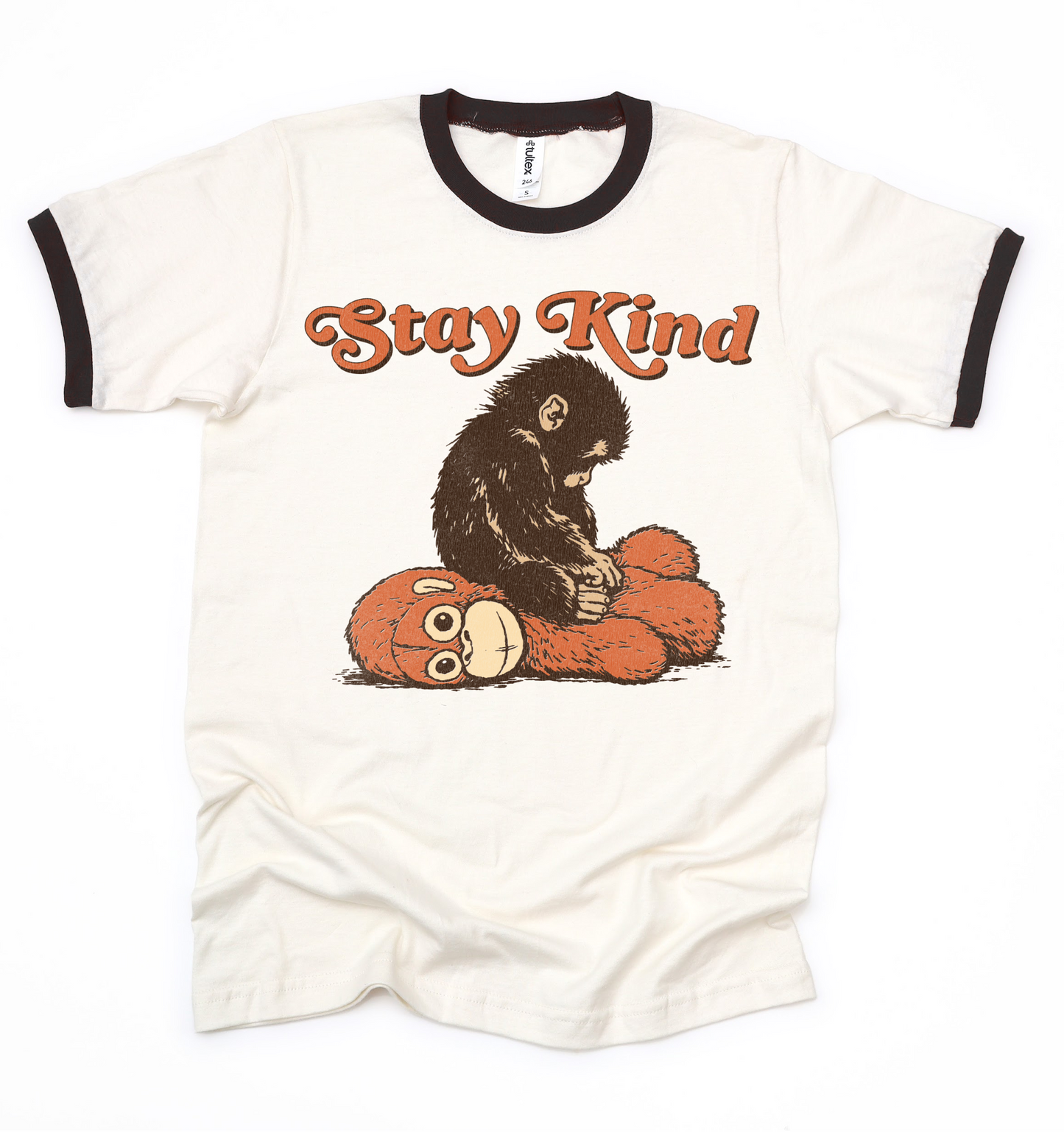 Punch The Monkey - Stay Kind Ringer Tee