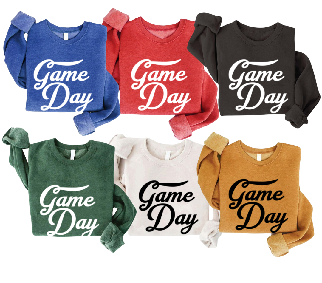 Multiple colors -Game Day Quality Softstyle Sweatshirt/ Sports Mom Sweatshirt/ Baseball Mom/Football Mom