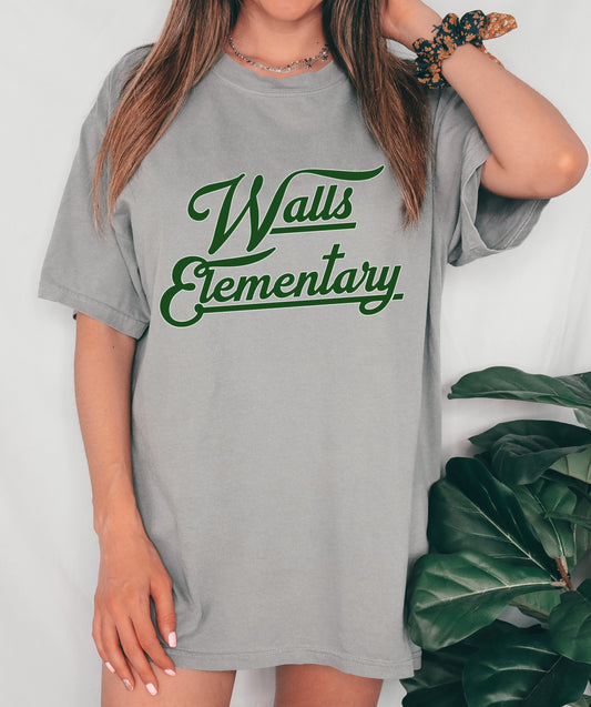 Wells Elementary Unisex Tee / Toddler, Youth, and Adult Sizes / Mississippi School Shirt